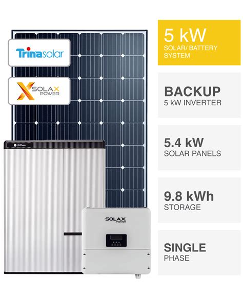 5kw Solar System With Battery Backup Save More Installed Prices