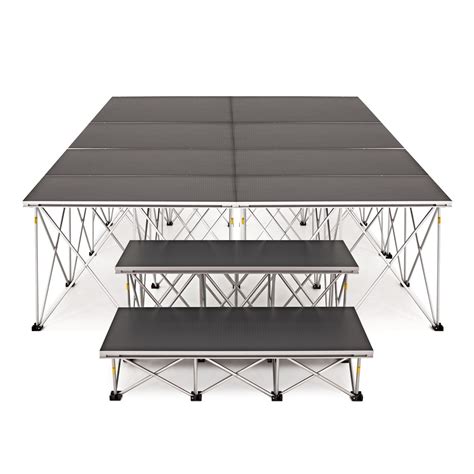 2m X 4m Portable Stage Kit By Gear4music 60cm Gear4music