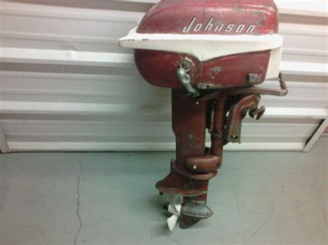 Find 1956 Fdl 10 Johnson 15 Hp Outboard Motor Vintage In Astoria New