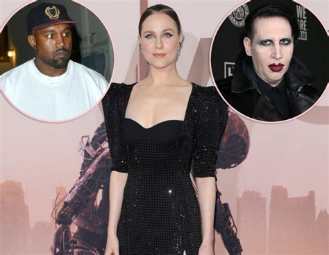 Evan Rachel Wood Responds To Kanye West Inviting Marilyn Manson Onstage