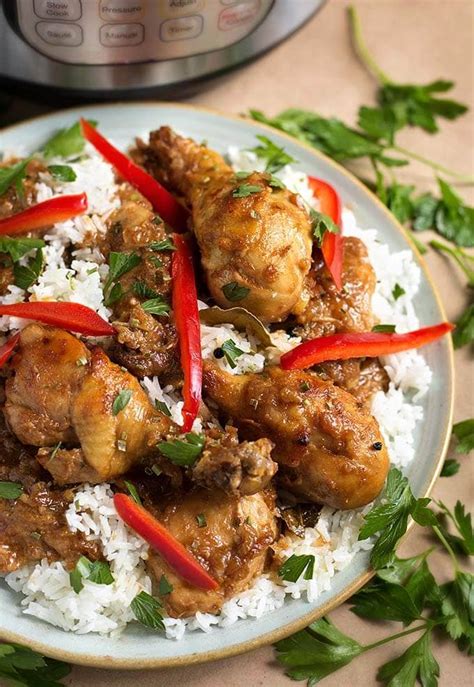 Instant Pot Chicken Adobo Filipino | Simply Happy Foodie