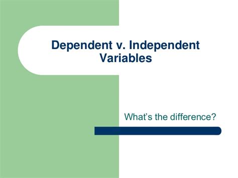 It's what changes as a result of the changes to the independent variable. Dependent v. independent variables