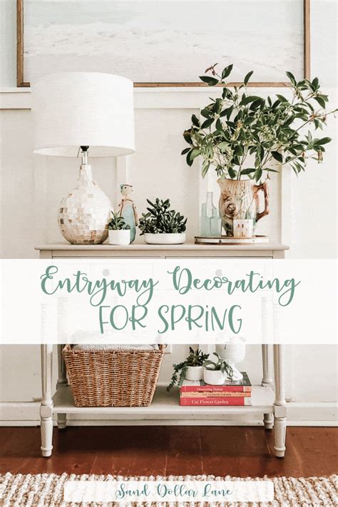 How To Decorate An Entryway For Spring
