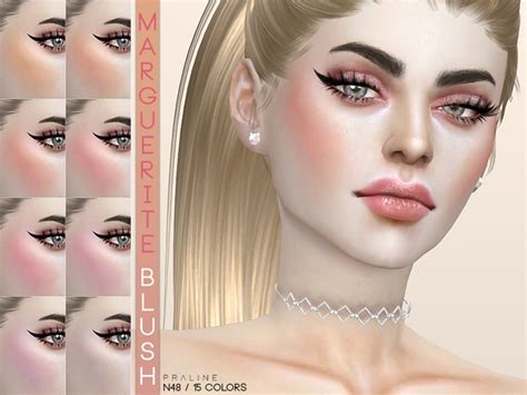 Marguerite Blush N48 By Pralinesims At Tsr Sims 4 Updates