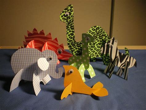 3d Paper Animals By Ms Katherines Creativity Club Via Flickr Safari