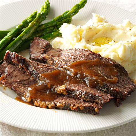This delicious recipe using a simple garlic rosemary butter. Java Roast Beef Recipe | Taste of Home