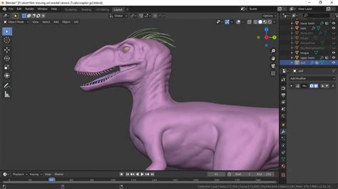Velociraptor Sculpt Works In Progress Blender Artists Community