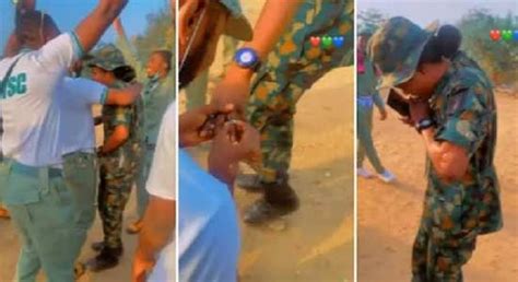 Video Corps Members Proposal To Female Soldier Sparks Controversy As Army Orders Her Arrest