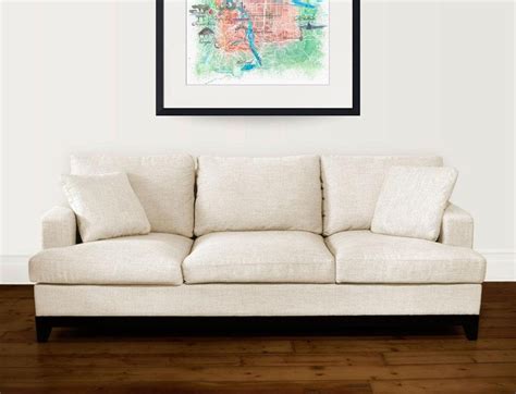 Portland Oregon Illustrated Map With Main Roads Landmarks And Etsy