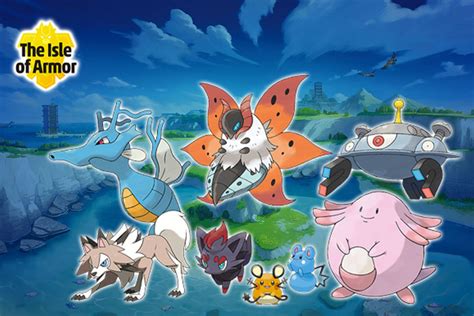 Pokémon Sword And Shield Isle Of Armor Dlc List Of Returning Pokémon