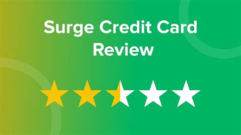Surge Credit Card Review Youtube