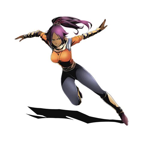 Ucmm Shihouin Yoruichi Bleach Divine Gate Official Art 10s 1girl