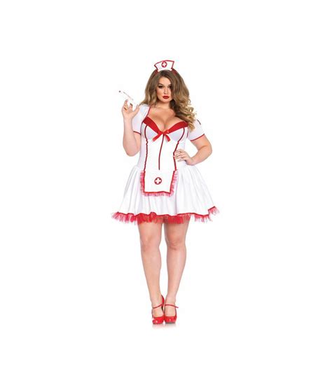 Nurse Curves Womens Plus Size Costume