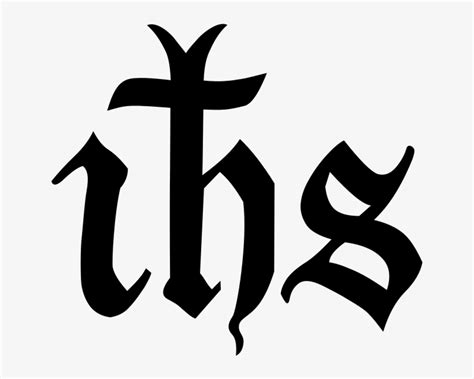 Ihs Monogram Jesus Medievalesque Ihs Christian Symbol Transparent Png