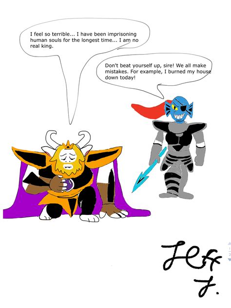 Asgore And Undyne The Royal Guard Jeff2kgamer Illustrations Art Street