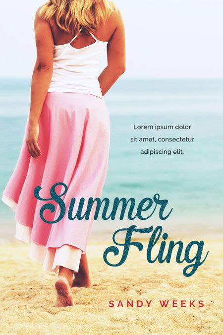 Summer Fling Women S Fiction Pre Made Book Cover For Sale Beetiful