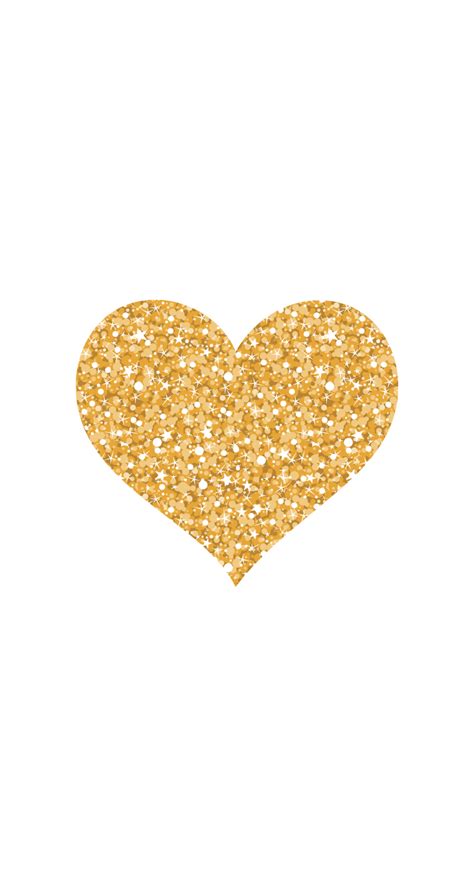 Gold Glitter Heart Png Transparent Gold Glitter Heartpng Images Pluspng