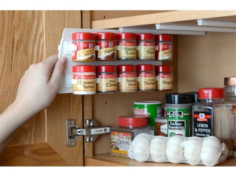 Select a spice plastic white spice carousel. Pull-Out Cabinet Spice Rack | HGTV