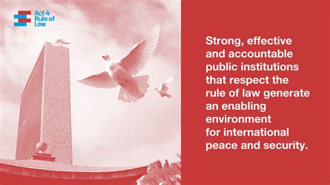 Peace Security And The Rule Of Law Unodc