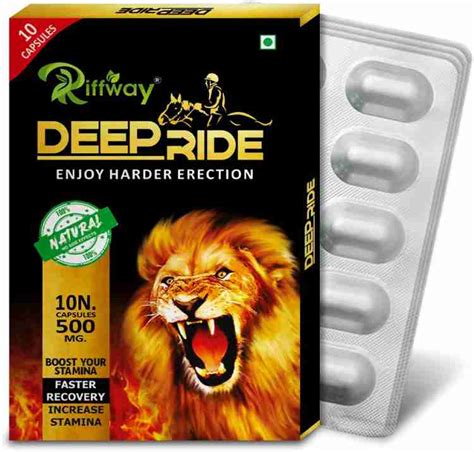 Riffway Deep Ride Sexual Capsule For Longer Larger Erection Size And Vitality Price In India