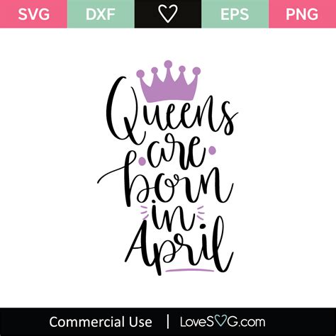 Birthday Svg Queen Svg Birthday Cut File Queen Cut File Birthday Girl
