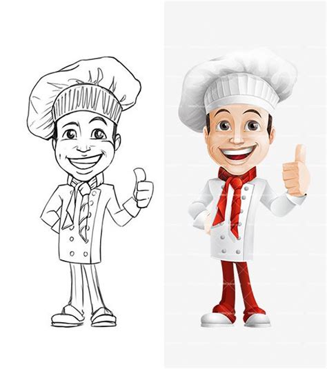6,000+ vectors, stock photos & psd files. Chef Cartoon Character | Male cartoon characters and ...