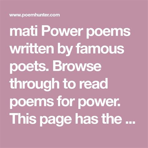 Power Poems Best Poems For Power Poems Best Poems Poems By Famous