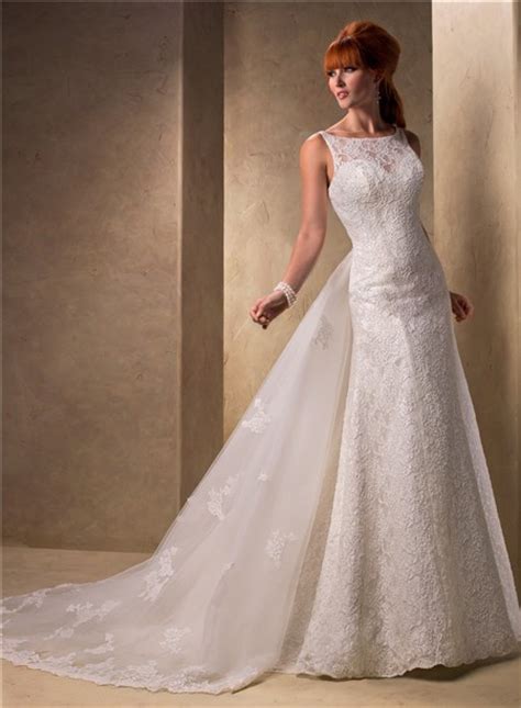 Customer reviews (360) linen wedding dress. Slim A Line Bateau Neckline Vintage Lace Wedding Dress ...