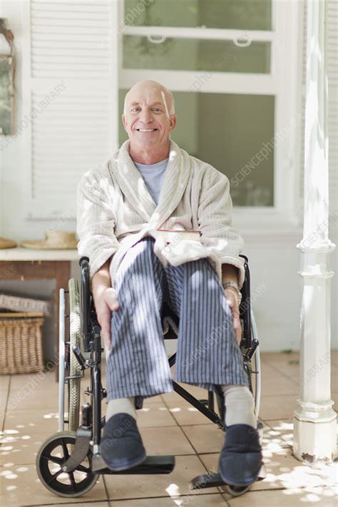 Older Man Sitting In Wheelchair Stock Image F0052020 Science