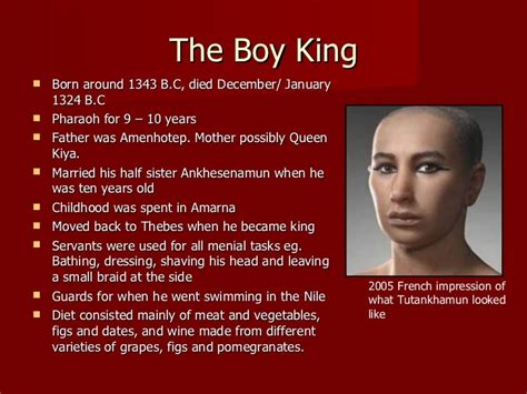 Facts About King Tutankhamun