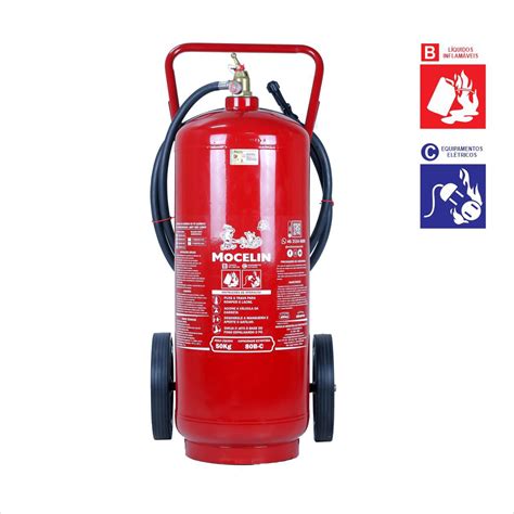 Extintor Pqs 10a 80bc 50 Kg Hidsan Extintores E Equipamentos