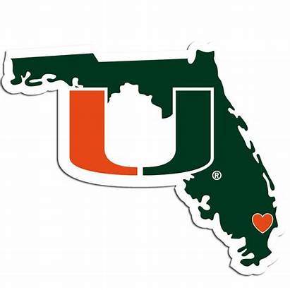 Miami Hurricanes Clipart Football State University Decal