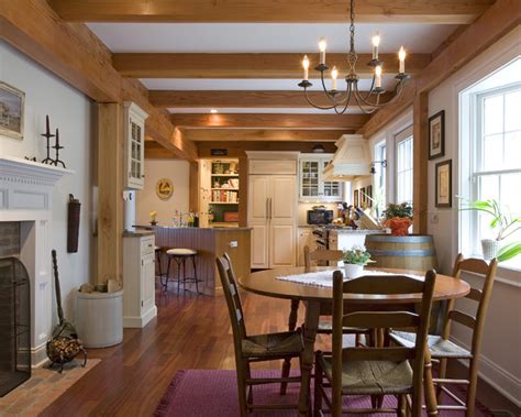 See more ideas about colonial dining room, windsor chair, farmhouse dining. Traditional Colonial - Farmhouse - Dining Room ...