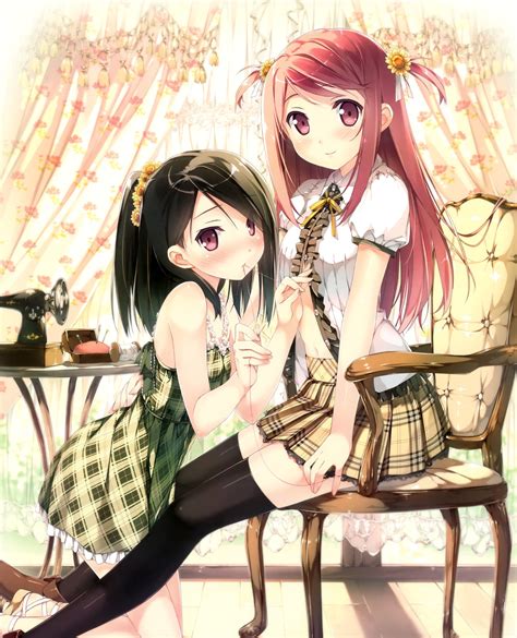 Lesbians Anime Wallpapers Wallpaper Cave