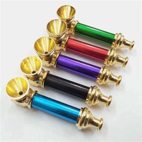 Siilver Line Productions Multi Color Brass Metal Smoking Pipes At Rs 20