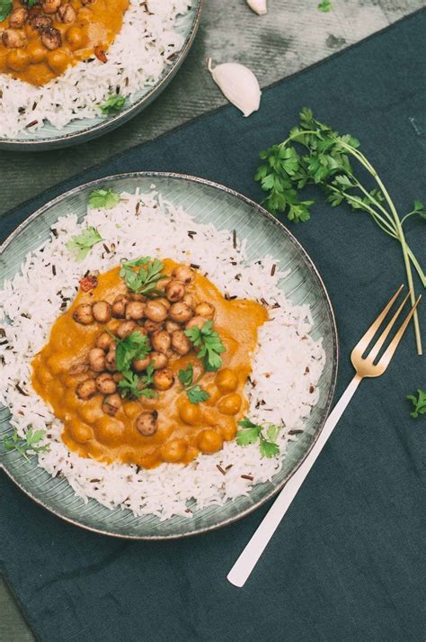 Veganes Masala Kichererbsen Curry 30 Minuten VEGANE VIBES