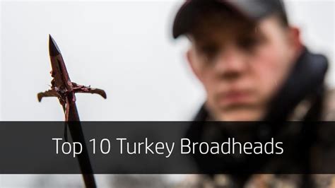 Choose From These Top Ten Turkey Broadheads For Assured Results When