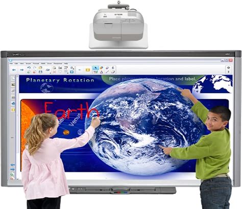 Interactive Whiteboard Smart Board Projector Combo For Classroom And Professional
