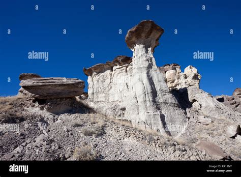 Rock Formations In The Lybrook Badlands Part Of The San Juan Basin Of