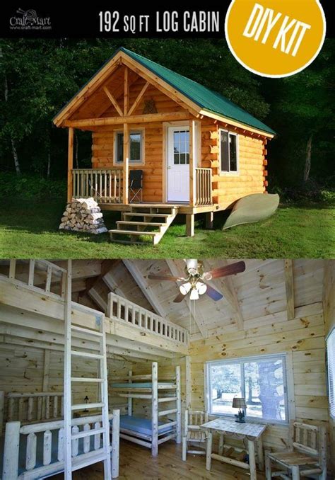 Tiny Log Cabin Kits Easy Diy Project Artofit