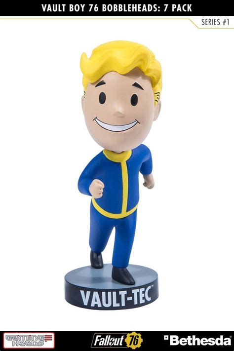 Vault Boys Pack 7 Figurines Bobble Heads Fallout 76 Serie 1 Kingdom