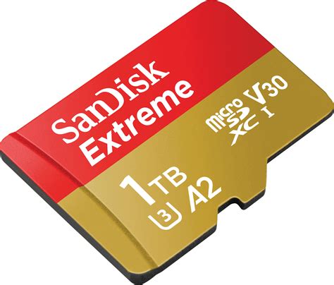 Sdsqxa11t00gn6ma Sandisk Extreme 1 Tb Microsdxc Memory Card At
