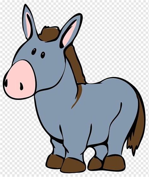 حمار الكرتون ، Donkey الكرتون حصان حصان تك ويكيميديا كومنز Png