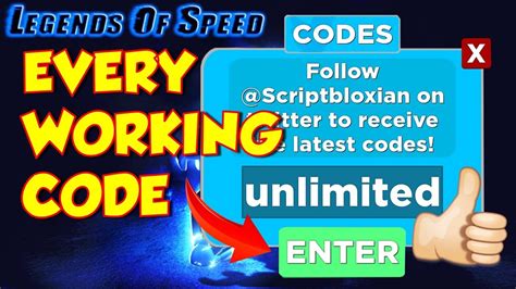 All Working Legends Of Speed Codes Roblox Youtube