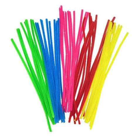 Assorted Chenille Stem Pipe Cleaners Bag Of 300