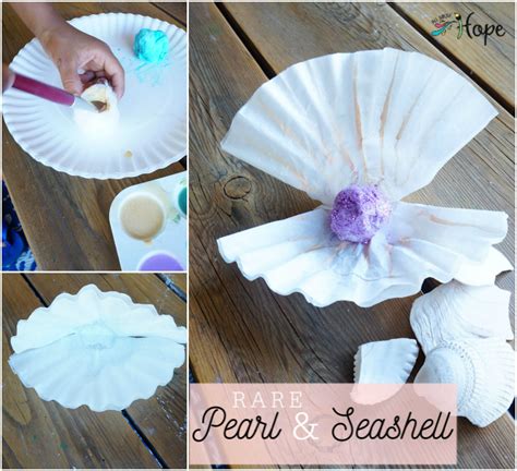 Rare Pearl And Seashell Craft — All About Hope Shell Crafts Kids