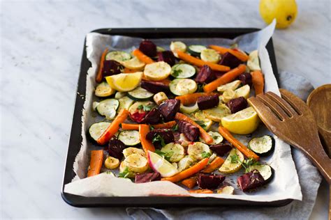 Winterse groenten uit de oven met tijm