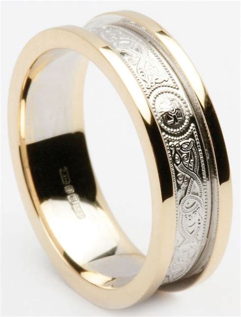 Celtic wedding is an album of traditional breton music performed by the irish band the chieftains. Celtic Shield Wedding Band with Flat Heavy Rims. Irish Made.