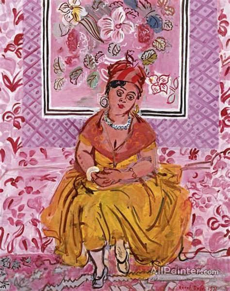 Raoul Dufy A Woman From Martinique Oil Painting Reproductions For Sale Raoul Dufy Art