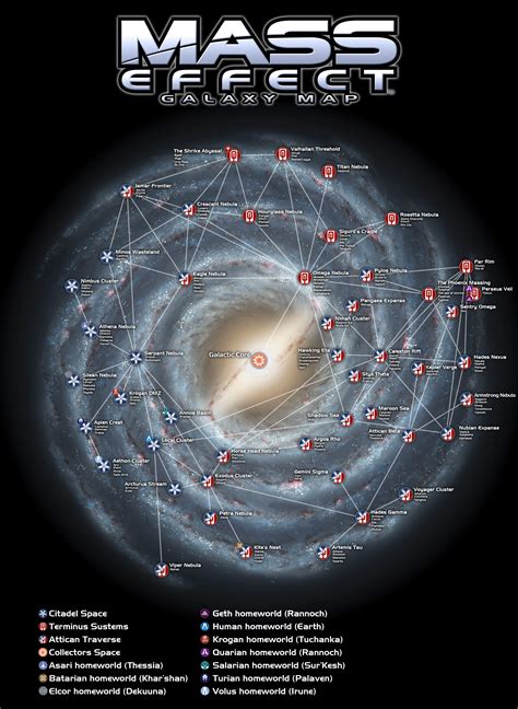 Mass Effect Galaxy Map By Engorn On Deviantart